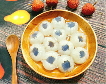 Học nấu chè vải rau câu hoa đậu biếc thơm ngon